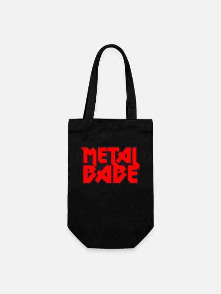 Metal Babe - Heavy Metal - Sac à bouteille - noir