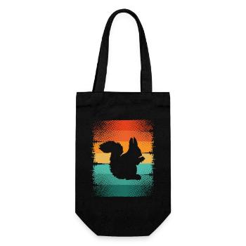 Squirrel - Gift Bag for Bottles - black - Front