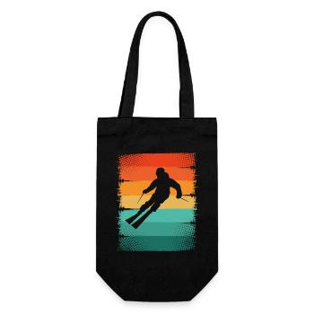 Ski - Gift Bag for Bottles - black - Front