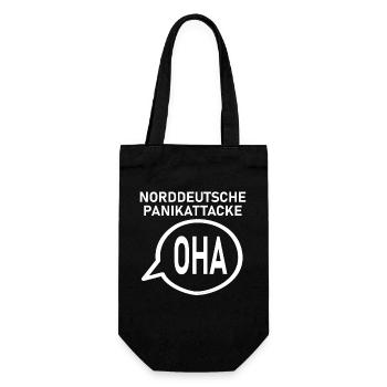 NORDDEUTSCHE PANIKATTACKE - Geschenkbeutel für Flaschen - Schwarz - Vorne