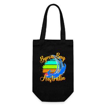 Byron Bay Australie Surf - Sac à bouteille - noir - Devant