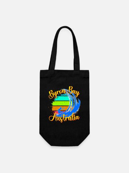 Byron Bay Australie Surf - Sac à bouteille - noir