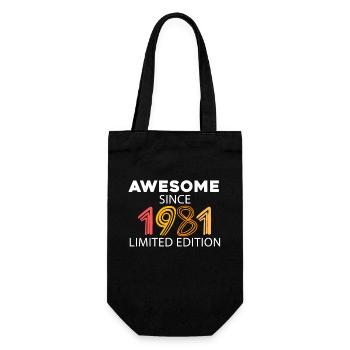 Fantastique depuis 1981 - né en 1981 - Sac à bouteille - noir - Devant