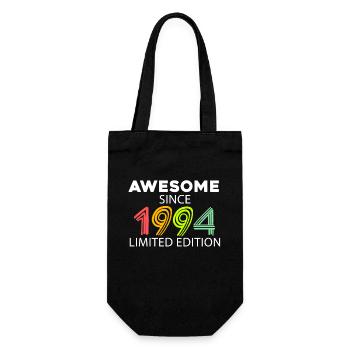 Fantastisch seit 1994 - Jahrgang 1994 - Geschenkbeutel für Flaschen - Schwarz - Vorne