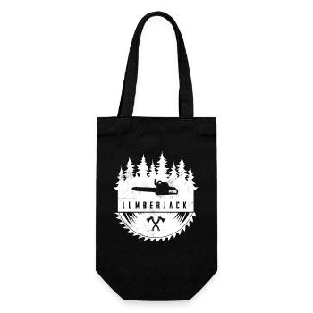 Lumberjack - Gift Bag for Bottles - black - Front