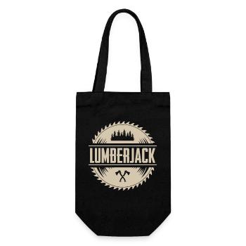 Lumberjack - Gift Bag for Bottles - black - Front