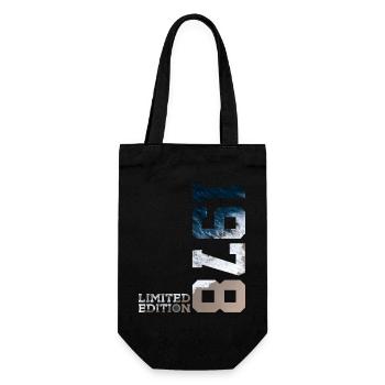 48TH BIRTHDAY LIMITED EDITION 1978 - Gift Bag for Bottles - black - Front