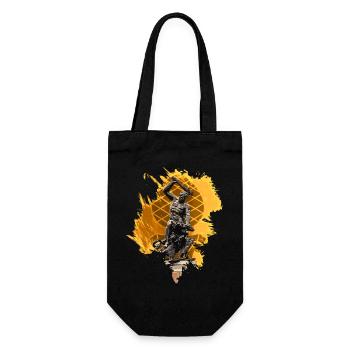 Hercules Fountain Augsburg - Gift Bag for Bottles - black - Front