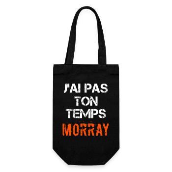 J'ai pas ton temps Morray - Sac à bouteille - noir - Devant