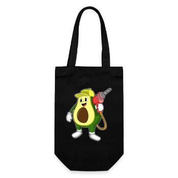 Avocado Artisan Drill Craft - Gift Bag for Bottles - black - Front