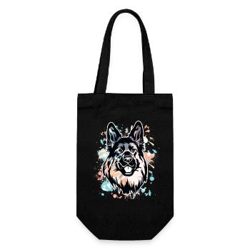 Berger allemand - Sac à bouteille - noir - Devant