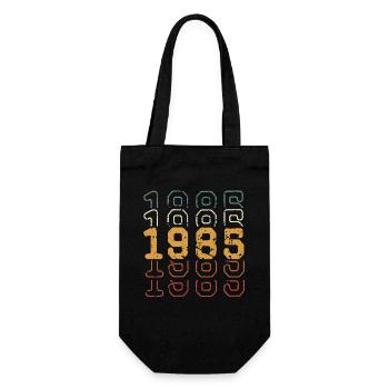 1985 - Gift Bag for Bottles - black - Front