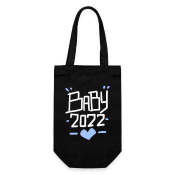 Bébé 2022 - Fils biologique enceinte 2022 - Sac à bouteille - noir - Devant