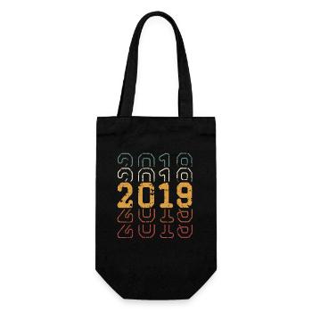 2019 - Gift Bag for Bottles - black - Front