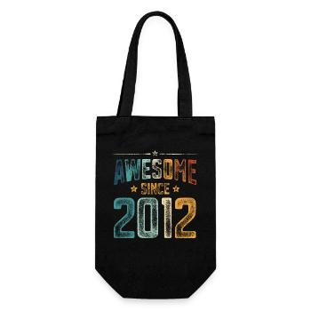 2012 Naissance Année de naissance - Sac à bouteille - noir - Devant