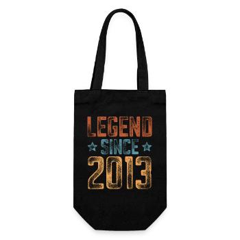 2013 Naissance Année de naissance Anniversaire - Sac à bouteille - noir - Devant