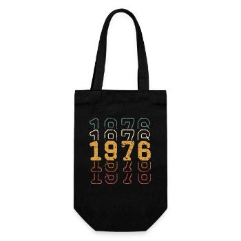 1976 - Gift Bag for Bottles - black - Front