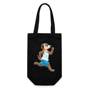 Jogging sportif de suricate - Sac à bouteille - noir - Devant