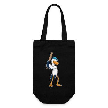 Stork Baseball Baseball Bat - Gift Bag for Bottles - black - Front
