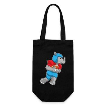Rhino American Football Sport - Gift Bag for Bottles - black - Front