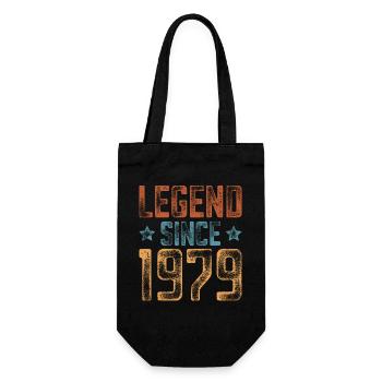 1979 Naissance Année de naissance Anniversaire - Sac à bouteille - noir - Devant