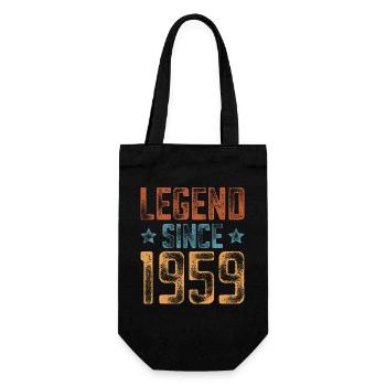 1959 Naissance Année de naissance Anniversaire - Sac à bouteille - noir - Devant