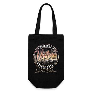 2014 Année de naissance Anniversaire Vintage - Sac à bouteille - noir - Devant