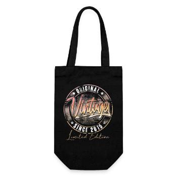 2015 Année de naissance Anniversaire Vintage - Sac à bouteille - noir - Devant