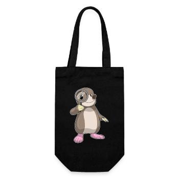 Mole Detective Magnifying Glass - Gift Bag for Bottles - black - Front