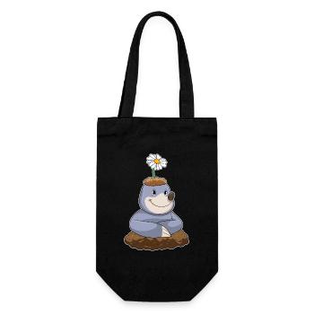 Mole Daisy - Gift Bag for Bottles - black - Front