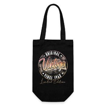 1962 Année de naissance Anniversaire Vintage - Sac à bouteille - noir - Devant