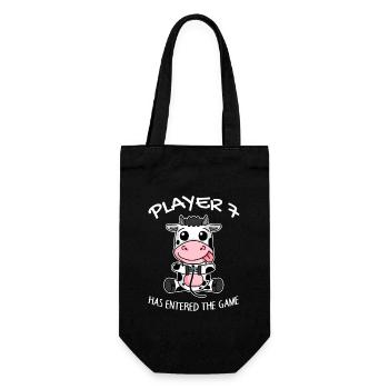 Player 7 has entered the game Baby - Gift Bag for Bottles - black - Front