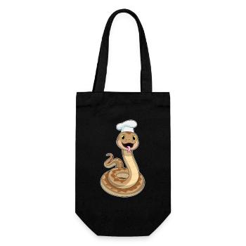 Cuisinière Chef Serpent Cuisson du Chapeau - Sac à bouteille - noir - Devant