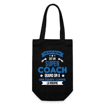 On Sait Qu'on Est Un Super Coach - Sac à bouteille - noir - Devant