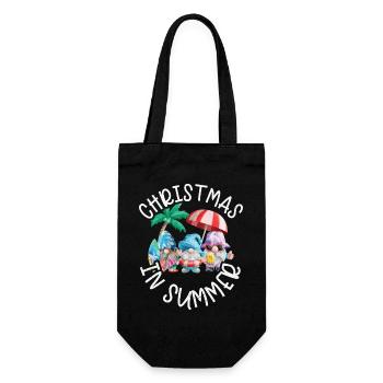 Wichtel Christmas In Summer Tropical - Gift Bag for Bottles - black - Front