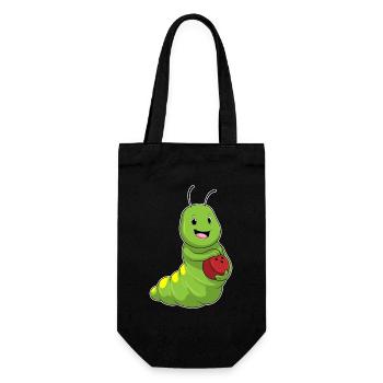 Boule de bowling Chenille - Sac à bouteille - noir - Devant