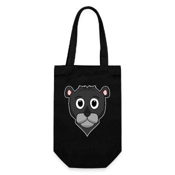 Black panther - Gift Bag for Bottles - black - Front