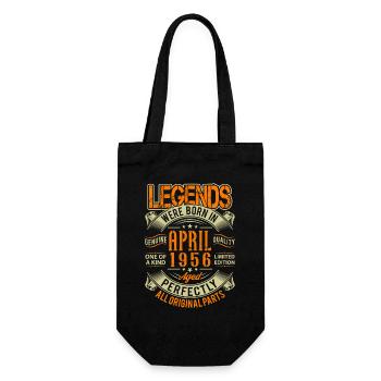 1956 Avril Anniversaire Légende - Sac à bouteille - noir - Devant
