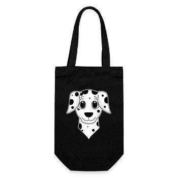 Dalmatian - Gift Bag for Bottles - black - Front