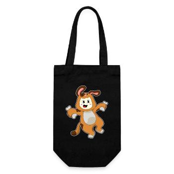 Oreilles de lapin chien - Sac à bouteille - noir - Devant