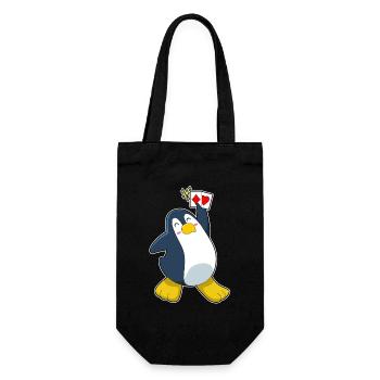 Cartes de poker Penguin Poker - Sac à bouteille - noir - Devant