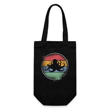 Octopus Octopus Octopus Marine Animal - Gift Bag for Bottles - black - Front
