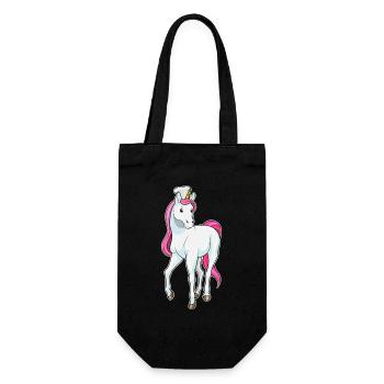 Cuisinage du Chef Licorne Chef Chapeau - Sac à bouteille - noir - Devant