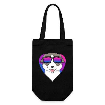 Chien bisexuel Thaïlandais Bangkaew - Chien avec lunettes - Sac à bouteille - noir - Devant
