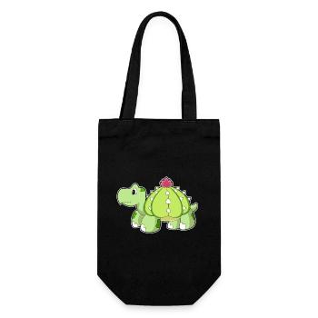 Turtle Cactus - Gift Bag for Bottles - black - Front