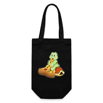 Turtle Pizza - Gift Bag for Bottles - black - Front