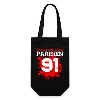 Sang Pour Sang Parisien - 91 - Sac à bouteille - noir - Devant