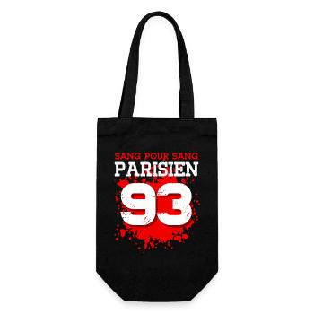 Sang Pour Sang Parisien - 93 - Sac à bouteille - noir - Devant