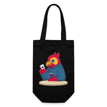 Cartes de poker Parrot Poker - Sac à bouteille - noir - Devant