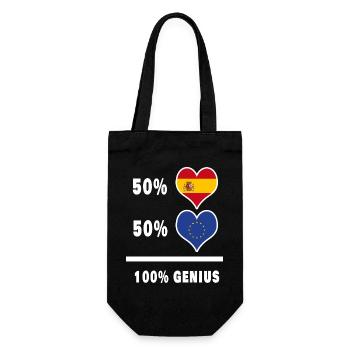 L'Europe et l'Espagne génie / cadeau - Sac à bouteille - noir - Devant